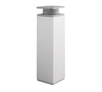 Pied de meuble réglable - aluminium - tube carré 40x40 mm - 120 mm GTV
