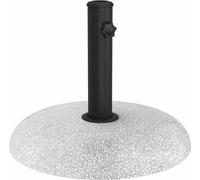 Pied de parasol 20,9kg Gris clair Béton Rond
