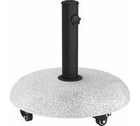 Pied de parasol 21kg Gris clair Béton Rond