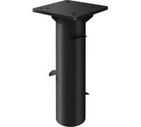 Pied de parasol en béton, pied de parasol carré, porte-parapluie, pied pour parasol 113/92 mm, poids du parasol pour balcon, terrasse, jardin, gris foncé