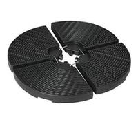 Outsunny - Pied de Parasol - HDPE - 100x100x8cm - Noir
