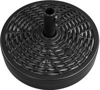 Pied de parasol robuste, 22 L, à remplir d'eau, noir, Ø 3,8/4,8 cm