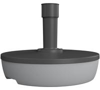 Pied De Parasol Rond 20l à Remplir Gris Béton - Eda