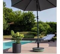 Pied de parasol rond à remplir Ø 49,5 cm vert laurier