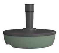 Pied de parasol rond en plastique à remplir 20 L gris foncé/laurier - EDA Gris G
