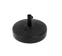 Pied de Parasol Rond Remplissable Eau/Sable - Base Robuste en PEHD pour Jardin et Terrasse