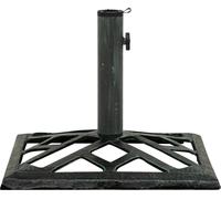 Pied de parasol Vert 44x44x31 cm Fonte , Pied de parasol Design 2024