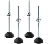 Pied de pince à tambour - Pince à pièce - Fixation de pièce à main - 500 Lb Capacité - 4 Pcs 6 pouces - Argent
