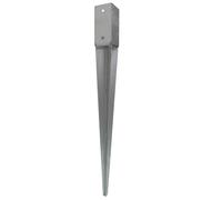 Pied de poteau carré SIMPSON de jardin à enfoncer - 70 x 70 x 750 - PPJET70/750