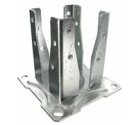 Pied de poteau carré sur platine - galvanisé - AG527P SIMPSON Strong-Tie