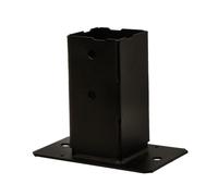 Pied de poteau de muret et bord de dalle - 90 x 90 mm - Finition noire - PPJBM90PB - SIMPSON