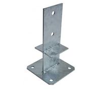 Pied de poteau en âme avec platine - hauteur 170 mm - galva - PPS170 SIMPSON Strong-Tie