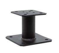 Pied de poteau fixe - Type A - Hauteur 100 mm - Finition noire - SIMPSON - PPA100PB