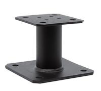 Pied de poteau fixe - Type A - Hauteur 100 mm - Finition noire - SIMPSON - PPA100PB