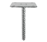 Pied de poteau simple - Platine à sceller 100 x 100 mm - SIMPSON