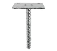 Pied de poteau simple - Platine à sceller 130 x 130 mm - SIMPSON