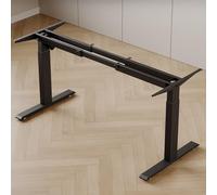 Pied de table élévateur électrique à moteur unique - 480-730 mm Cadre réglable en hauteur pour tables basses (design compact) (blanc)