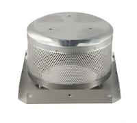 Pied d'émetteur en acier inoxydable pour chauffage pyramidal - 18 cm - Filet de brûleur de rechange en acier 304 - Chauffage de terrasse au gaz propane - Tube en verre - 13 cm de haut (7 cm)