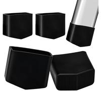 Pied Escabeau Embout Escabeau Diamètre Intérieur 40x20mm (4Pcs) | Pieds D'échelle Antidérapants en Caoutchouc pour Escabeaux