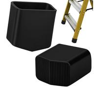 Pied Escabeau Embout Escabeau Embout Caoutchouc(2Pcs, 20x33mm) | Pieds pour Echelle pour Échelles à Chevrons Échelles Télescopiques Résistant à l'usure Fissures et Hautes Températures