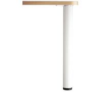 Pied extensible diamètre 60 mm réglage 71 - 110 cm blanc 20-71-110BL
