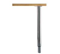 Pied extensible diamètre 60 mm réglage 71 - 110 cm chromé 20.3.1