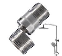 Pied incurvé coudé en acier inoxydable, adaptateur de robinet de douche réglable, joint de pied incurvé général | Adaptateur de robinet d'angle de robinet pour une expérience de robinet facile.