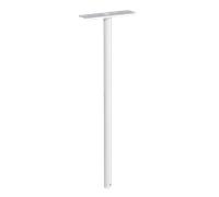 Pied pour boites aux lettres DECAYEUX Acier Blanc H.1110mm Ø45mm - 139281