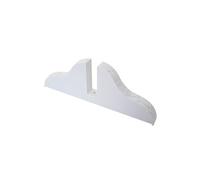 Pied pour paravent cloison de séparation blanc lot de 2