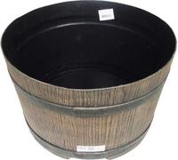 Pied pour Récupérateur d'Eau Barrique, 50 Litres, PE Rotomoulé Brun, H20 x Ø40 cm