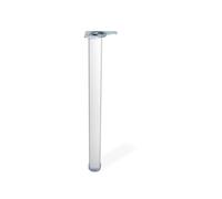 Pied réglable pour table FITWID carré de hauteur 830 mm aluminium anodisé mat EMUCA 3245663