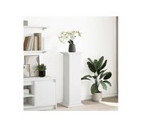 vidaXL Poteau avec espace de rangement Blanc 31x30x90 cm Bois composite