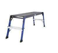 Piédestal de travail en forme de crustacé, pliable, hauteur 47 cm | Hauteur de travail 2,45 m, dimensions plate-forme 1100 x 300 mm