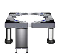 piédestal - séchoir en acier inoxydable Pied de support, colonne montante | lourde avec 4 pieds solides, stand de lavage pour appareil domestique, réfrigérateur, réfrigérateur