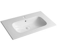 PIEDRA lavabo de meuble en céramique 81x46,5cm, blanc