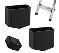 Pieds antidérapants de remplacement pour échelles, 20 x 40 mm, embouts en caoutchouc pour la protection du sol
