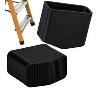 Pieds antidérapants pour échelles, conçus pour protéger les sols contre les rayures, compatibles avec les échelles télescopiques et les échelles en forme de parquet. Dimensions : 20 x 40 mm (lot de 2)