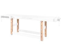 Pieds d’établi - PROFI FIX - hêtre massif 900 mm section 80 x 80 mm – perçage 19 mm