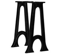 Pieds de banc - vidaXL - Cadre en A - Fonte - Style industriel - 2 pcs