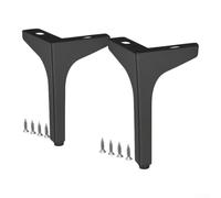 Pieds de commode en métal de 15,2 cm, capacité de charge de 200 kg | Construction en fer massif, capacité totale de 199,6 kg, finition dorée, revêtement antirouille, support robuste