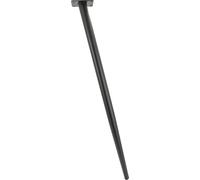 Pieds de meuble en métal noir de forme inclinée, hauteur 70 cm - solution élégante et robuste pour les tables, les coiffeuses et plus encore. Idéal pour les intérieurs modernes et classiques.