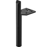 Pieds de meuble / pieds de table - Pieds droits - Lot de 4 - Hauteur 15 cm - Acier laminé à froid - Capacité de charge supérieure à 300 kg par pied - Embouts de pied en plastique