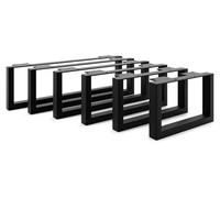Pieds de meubles de 15 cm, lot de 2, couleur noire, pour armoire, canapé, sofa, lit ou commode
