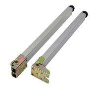 Pieds de meubles extensibles en acier inoxydable | Argent 30-150 cm for meubles de bricolage, bureaux, armoires, chaises, lits(104cm/40.9'')
