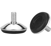 Pieds de nivellement M8 x 13 38mm, niveleur réglable, Protecteur Sol for Meubles Maison, Chaise, Table, Pied d'armoire, Paquet 2