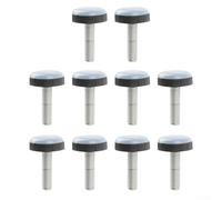 Pieds de Nivellement pour m6 Lot de 10 Réglables Anti-Rayures | pour surface lisse, protection parquet et pour carrelage, évite les rayures, design compact, usage intérieur