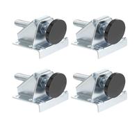 Pieds de Nivellement Réglables pour Table en Acier Argenté, Lot de Set | Réglage Simple, Usage pour Table et Étagère, Structure Fiable
