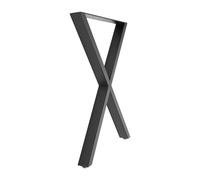 Pieds de table, 2PCS Pieds de table, Pieds de table en X, Pieds de bureau, Pieds de banc, Pieds de table de salle à manger