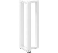 Pieds de table console design en T 2 pcs. Blanc 20x28x(72-73) cm Acier, Pieds de table 2024 Nouveau