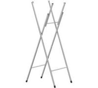 vidaXL Pieds de table de bar pliables – Argenté, acier galvanisé 45x53x108 cm